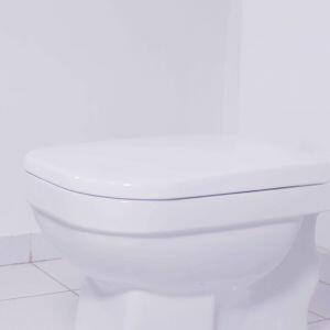 Assento Sanitário Polipropileno Quadra/Gap/Debba com Queda Amortecida Branco Tupan