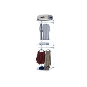 Kit Closet Dicarlo Móveis 1 Módulo 60x200cm Branco