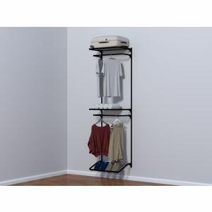 Kit Closet Dicarlo Móveis 1 Módulo 60x200cm Preto