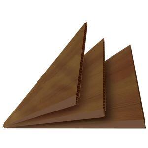 Forro PVC Liso 8mmx20cmx6m Mogno Plastilit