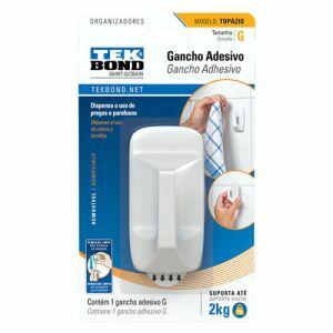 Gancho Adesivo Tekbond Topázio G Branco