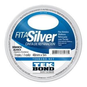 Fita Silver Tape Tekbond Branca 4,8cmx5m