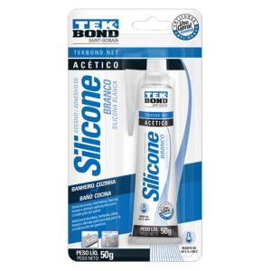 Silicone Acético Tekbond 50g Branco