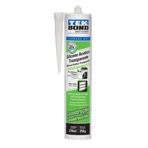 Silicone Acético Incolor 256g Transparente Tekbond