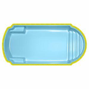 Piscina de Fibra Retangular Fapac Tramandai 17800L 6x2,80m Azul