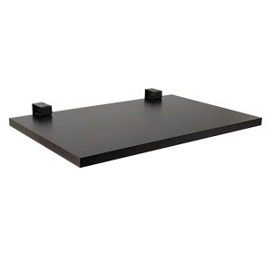 Prateleira Lineare com Suporte 25x40cm Preta Prat-K