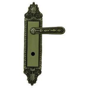 Fechadura Espelho para Banheiro Colonial 40mm Latão Oxidado 4800/100 Aliança
