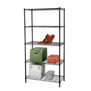 Estante Supreme 90x35x180cm Preto Casa&Ideia Estante Supreme 90x35x180cm Preto Casa&Ideia