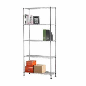 Estante Supreme 90x35x180cm Cromado Casa&Ideia Estante Supreme 90x35x180cm Cromado Casa&Ideia