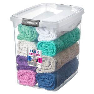 Caixa Organizadora Sanremo Flex 14L Cristal