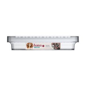 Caixa Baixa com Tampa Hana Cristal  M 3L 20x31,5x6,2