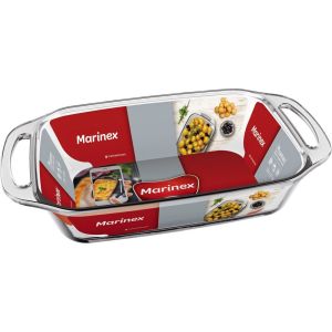 Assadeira Vidro Selleta Retangular 3,5L Nadir