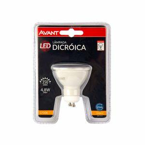 Lâmpada LED Dicróica Avant 4,8W 2700K MR16 GU10 Bivolt