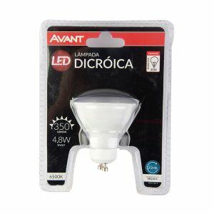 Lâmpada LED Dicróica 4,8W 6500K Bivolt Luz Branca Avant