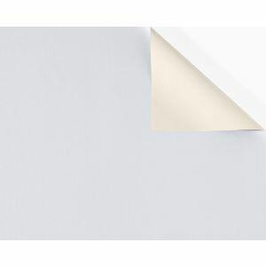 Cortina Bella Janela 3x2,50m Corta Luz com Ilhós Branco/Bege