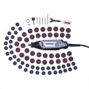 Microrretífica Elétrica Dremel 3000 90W 82 Acessórios e 1 Acoplamento Eixo Flexível Bosch