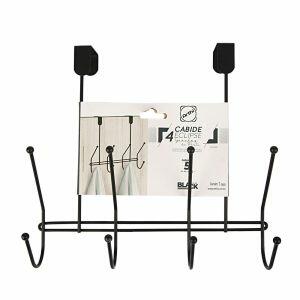 Gancho Arthi Duplo Eclipse Black 4 Peças