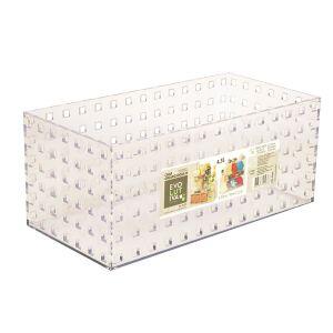 Caixa Plástica Modular Crystal 4,3L Transparente Arthi