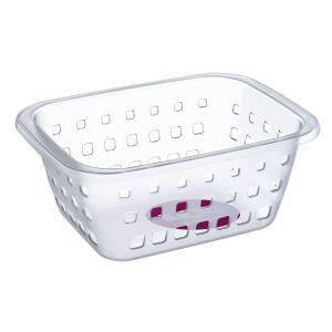 Cesto Plástico Log Cristal 5,2L 21,4x31x12,5cm