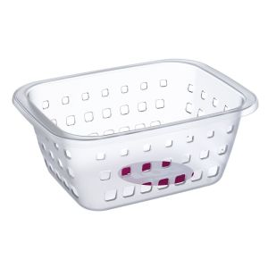 Cesto Plástico Log Cristal 14L 29,3x42,7x17,5cm