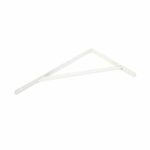 Suporte para Prateleira Prat-K Mão Francesa 25cm Branco