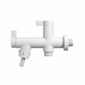 Torneira para Máquina de Lavar e Tanque Hydraplus 1/2" Branco Hydra