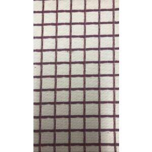 Almofada Jacquard 43x43cm Vermelho Diagonal