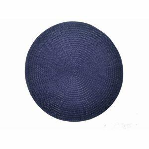 Lugar Americano Labirinto Redondo 38cm Azul Casa&Ideia