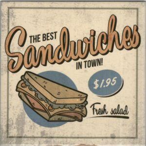 Tozzeto Sandwiches 20x20cm Esmaltado Bold Pierini