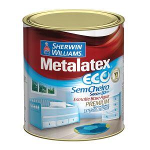 Tinta Esmalte Sherwin Williams Metalatex Eco 900ml Branco Acetinado