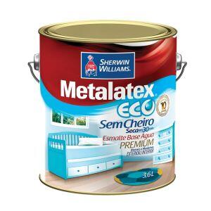 Tinta Esmalte Sherwin Williams Metalatex Eco 3,6L Branco Acetinado