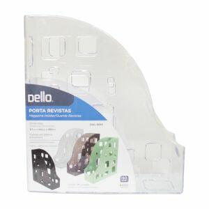 Porta Revista Dello DelloCollor 24,5x8,4x28cm Cristal
