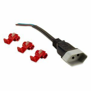 Plugue Fêmea Force Line 1 Módulo 2P+T 10A Preto 0180200343