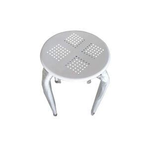 Banqueta Coin 43x30cm Branco Diagonal