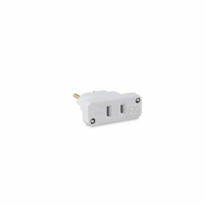 Plugue Adaptador Force Line 2P 10A Branco