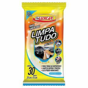 Pano Umedecido Limpa Tudo Luxcar 30 Peças