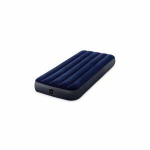 Colchão Inflável Solteiro Intex Azul Colchão Inflável Solteiro Intex Azul