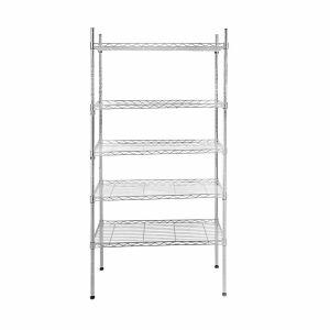 Estante Supreme 75x35x150cm Cromado Casa&Ideia Estante Supreme 75x35x150cm Cromado Casa&Ideia