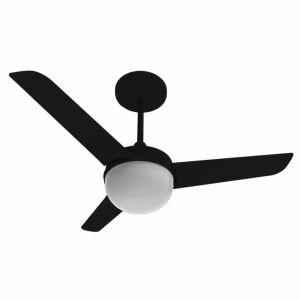 Ventilador de Teto Alisclean Preto 3 Pás Aliseu