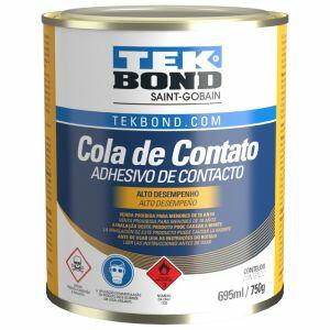 Cola de Contato 750g Amarelo Colônia Tekbond