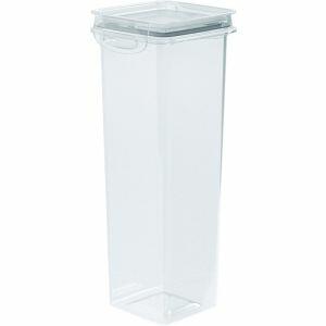 Pote de Plástico Quadrado Hermético com Trava 1,6L Plasútil
