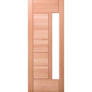 Porta de Abrir Madeira Eucalipto Grandis Lira Neo 2,10x1,00m Cruzeiro