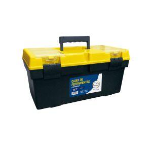 Caixa Plástica para Ferramentas Cargo 19,5" Preto/Amarelo Metasul