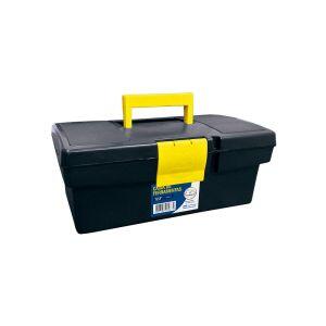 Caixa Plástica para Ferramentas Cargo 12,5" Preto/Amarelo Metasul