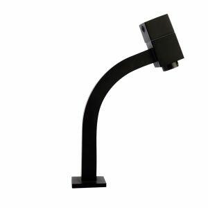 Torneira para Banheiro de Mesa Bica Média 1/2" Lyn Cub Preto Addra