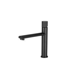 Torneira Misturador de Mesa para Banheiro de Mesa Bica Média 1/2" Senda Preto Addra