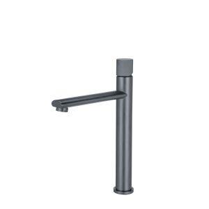 Torneira Misturador Monocomando para Banheiro de Mesa Bica Alta 1/2" Senda Cinza Addra