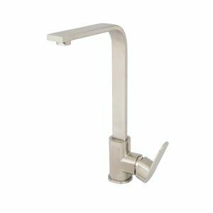Torneira Misturador para Cozinha de Mesa Fontana 1/2" Aço Escovado Addra