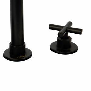 Torneira Misturador para Banheiro de Mesa Bica Alta 1/2" Trento Preto Addra