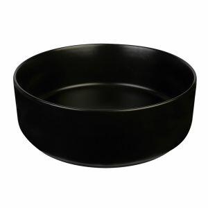 Cuba para Banheiro de Apoio Louça Redonda Preta 36cm Addra